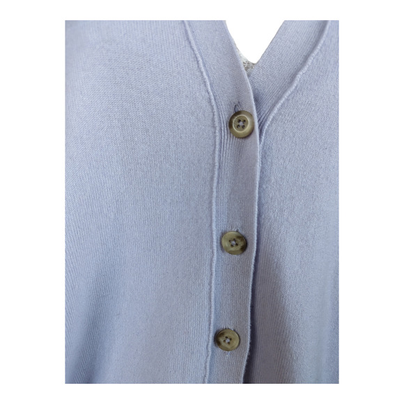 J. Jill 100% Cashmere Lilac Button Cardigan L Petite - Picture 5 of 10